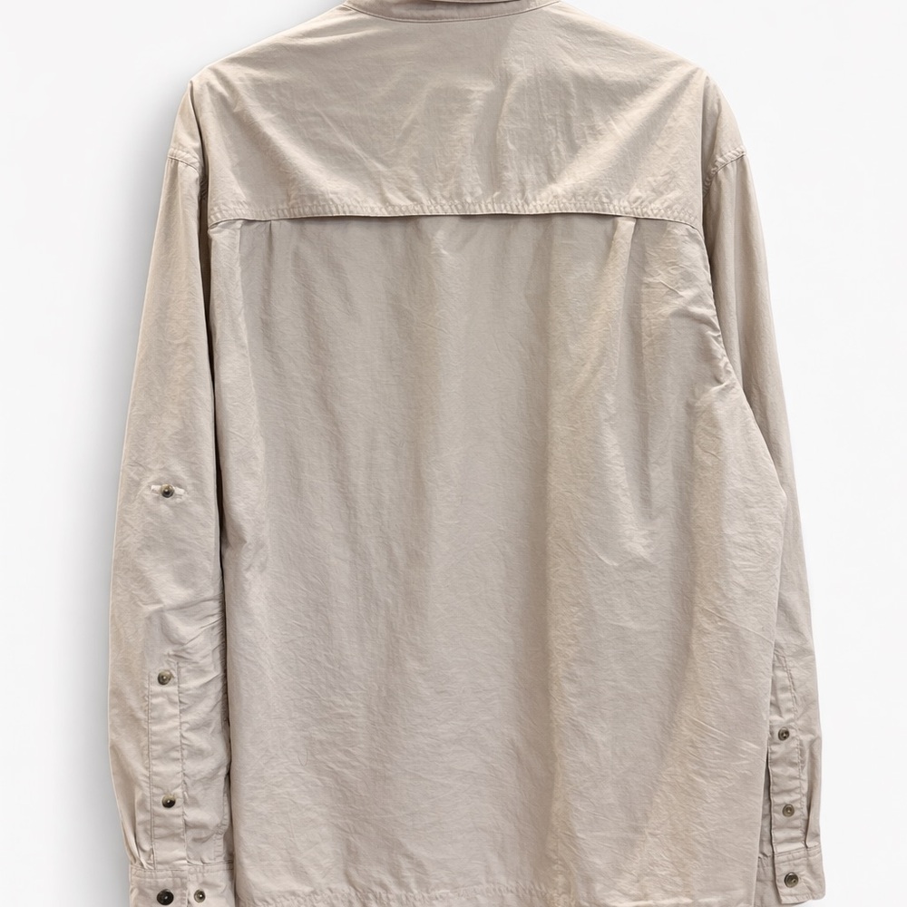 Filson Men's Beige Button-Up Shirt Jacket - Picture 3 of 3